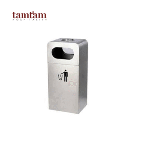 Thùng rác inox có khay gạt tàn A53