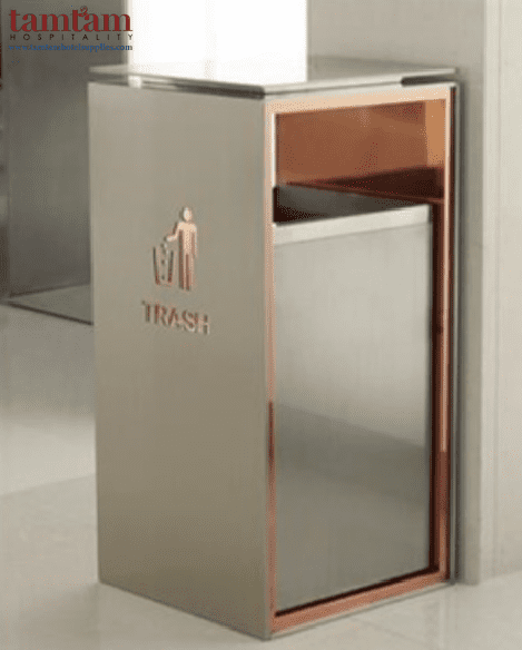 Thùng rác sảnh GPX-9A thùng rác gạc tàn Inox - Ảnh 2