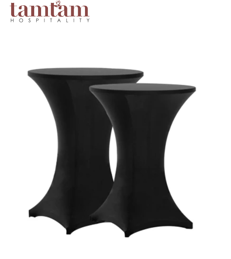 cocktail round spandex table - Ảnh 3