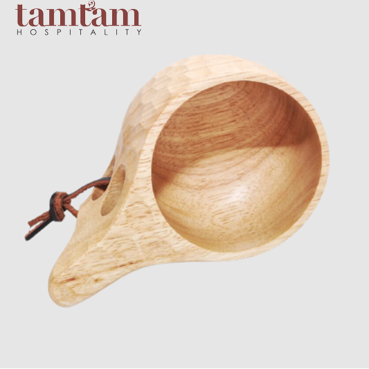 Cup with handle gỗ - Ảnh 4
