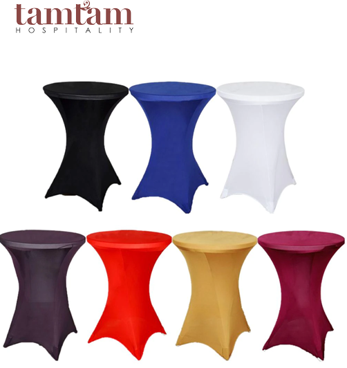cocktail round spandex table