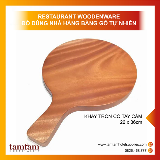 Bộ Khay gỗ có tay cầm - Ảnh 2