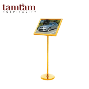 Biển thông tin B14 inox vàng