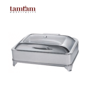 Nồi hâm buffet chữ nhật nắp kiếng dùng bếp từ AT60593