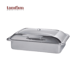 Nồi hâm buffet chữ nhật nắp kiếng dùng bếp từ AT60593