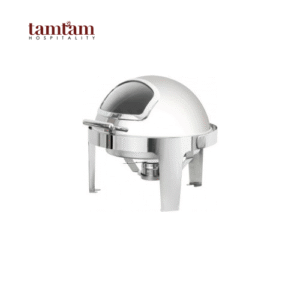Nồi hâm buffet tròn chân inox (nắp PC) KS51363