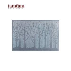 Tấm lót bàn ăn hình cây thông golden bay nhựa đan