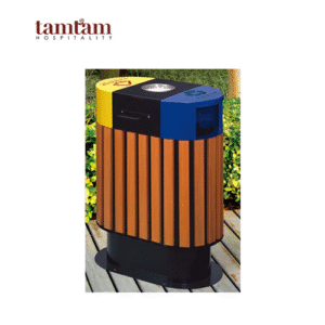 Thùng rác đôi ngoài trời A78E