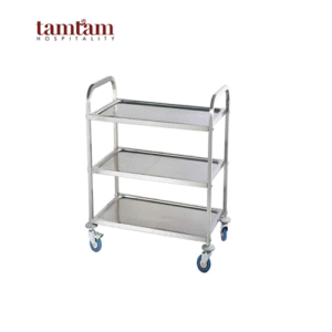 Xe đẩy inox 3 tầng H-010A-750