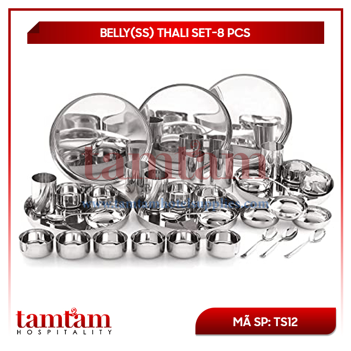BELLY(SS) THALI SET-8 PCS