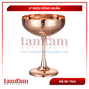 Ly Rượu Đồng Ngắn
