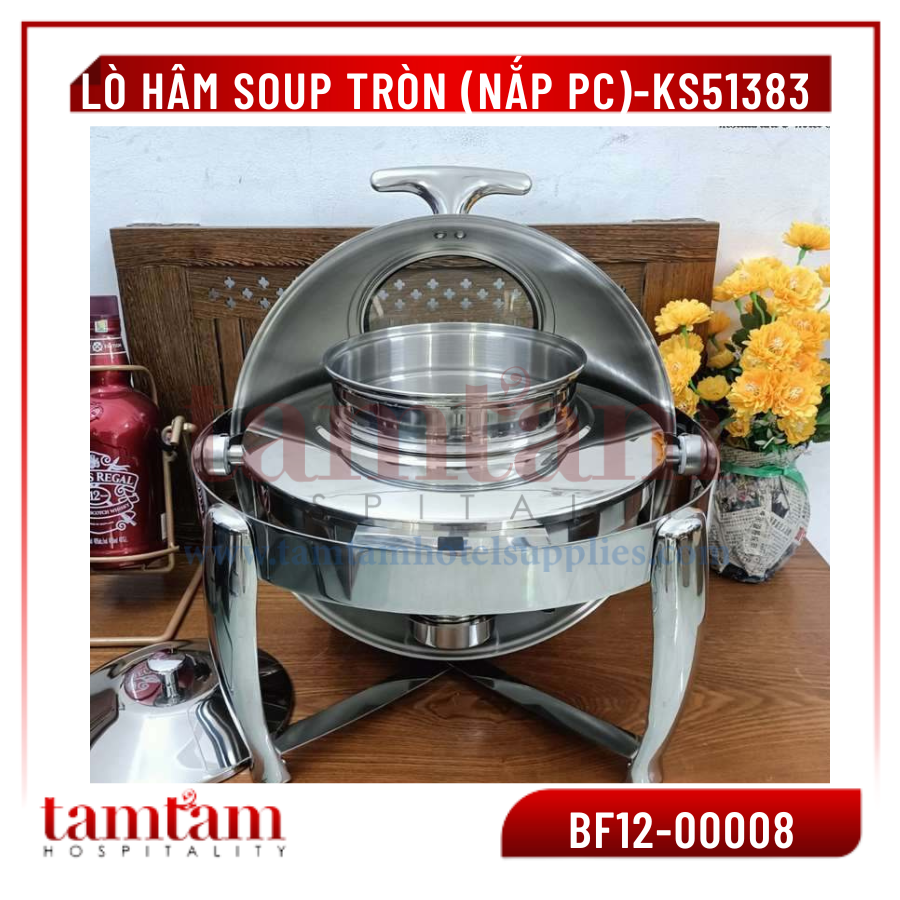 Lò hâm soup tròn nắp PC-KS51383 - Ảnh 2