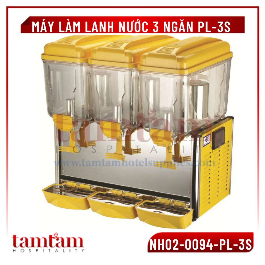 Máy làm lạnh nước trái cây 3 ngăn PL-3S - Ảnh 3