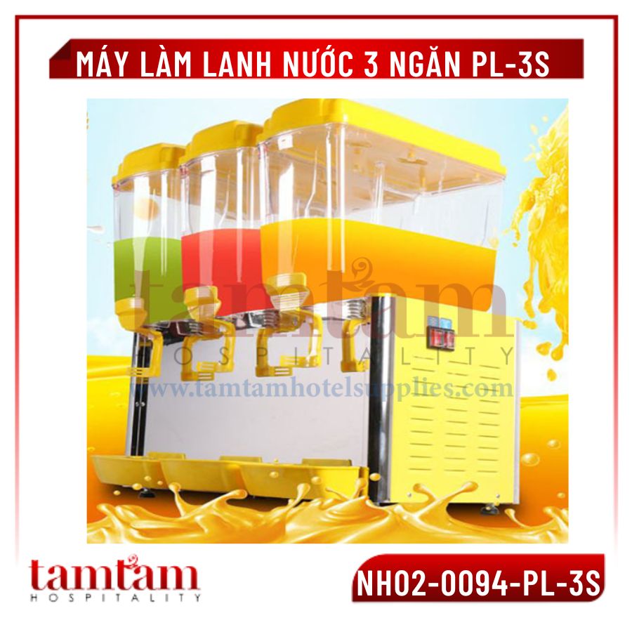 Máy làm lạnh nước trái cây 3 ngăn PL-3S - Ảnh 2
