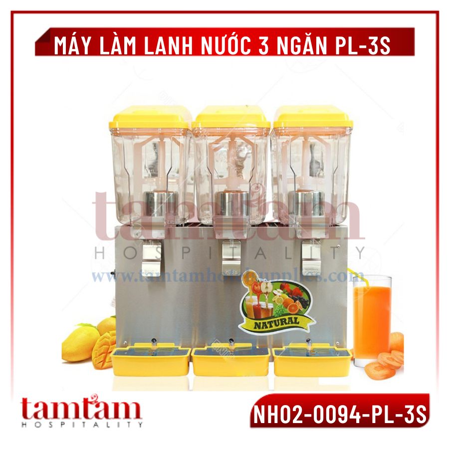 Máy làm lạnh nước trái cây 3 ngăn PL-3S