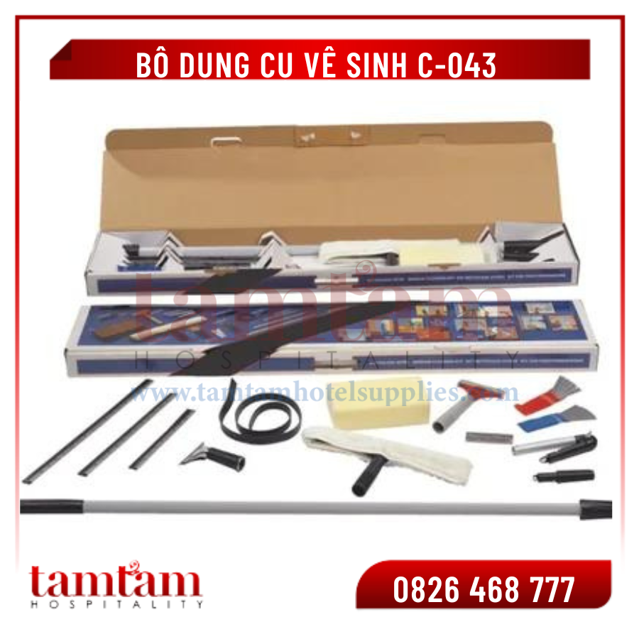 Bộ dụng cụ vệ sinh C-043 - Ảnh 3