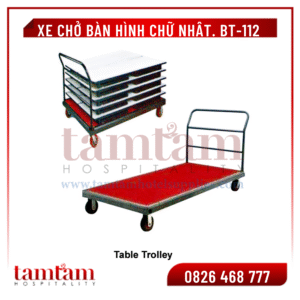 Xe chở bàn hình chữ nhật BT-112