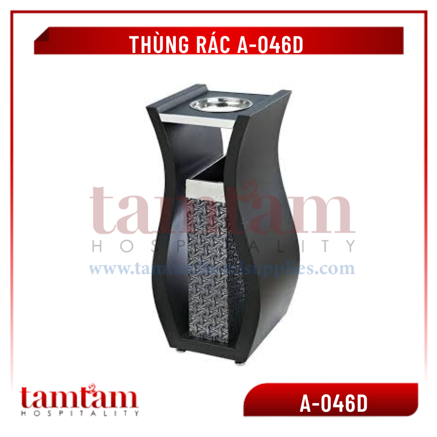 Thùng rác A-046D -Thùng rác trang trí